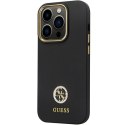 Guess GUHCP14XM4DGPK iPhone 14 Pro Max 6,7" czarny/black hardcase Silicone Logo Strass 4G