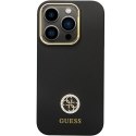 Guess GUHCP14XM4DGPK iPhone 14 Pro Max 6,7" czarny/black hardcase Silicone Logo Strass 4G