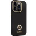 Guess GUHCP14XM4DGPK iPhone 14 Pro Max 6,7" czarny/black hardcase Silicone Logo Strass 4G