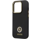 Guess GUHCP14XM4DGPK iPhone 14 Pro Max 6,7" czarny/black hardcase Silicone Logo Strass 4G