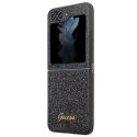 Guess GUHCZF5HGGSHK F731 Z Flip5 czarny/black hardcase Glitter Script