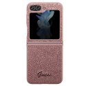 Guess GUHCZF5HGGSHP F731 Z Flip5 różowy/pink hardcase Glitter Script