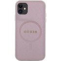 Guess GUHMN61PSAHMCP iPhone 11 / Xr 6.1" różowy/pink hardcase Saffiano MagSafe