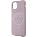 Guess GUHMN61PSAHMCP iPhone 11 / Xr 6.1" różowy/pink hardcase Saffiano MagSafe