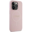 Guess GUHMP13XPSAHMCP iPhone 13 Pro Max 6,7" różowy/pink hardcase Saffiano MagSafe