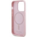 Guess GUHMP13LPSAHMCP iPhone 13 Pro / 13 6,1" różowy/pink hardcase Saffiano MagSafe