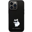 Karl Lagerfeld KLHCP13LSMHCNPK iPhone 13 Pro / 13 6.1" czarny/black hardcase Silicone C Metal Pin