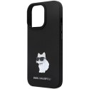 Karl Lagerfeld KLHCP13LSMHCNPK iPhone 13 Pro / 13 6.1" czarny/black hardcase Silicone C Metal Pin