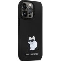 Karl Lagerfeld KLHCP14LSMHCNPK iPhone 14 Pro 6.1" czarny/black hardcase Silicone C Metal Pin