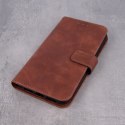 Etui Smart Velvet do iPhone 15 6,1" brązowe