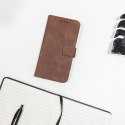 Etui Smart Velvet do iPhone 15 6,1" brązowe