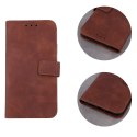 Etui Smart Velvet do iPhone 15 Plus 6,7" brązowe