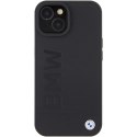 BMW BMHCP15MSLLBK iPhone 15 Plus 6.7" czarny/black Leather Hot Stamp