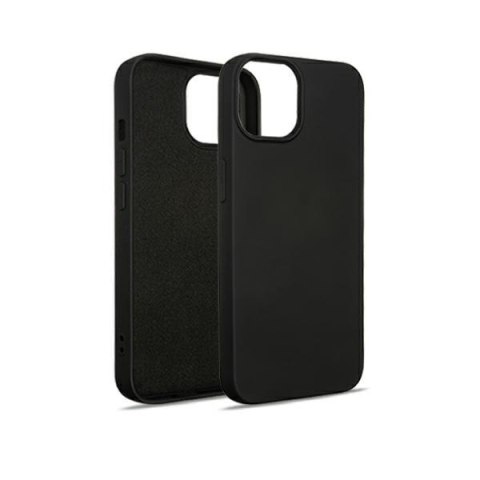 Beline Etui Silicone iPhone 15 6,1" czarny/black