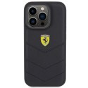 Ferrari FEHCP15LRDUK iPhone 15 Pro 6.1" czarny/black hardcase Quilted Metal Logo