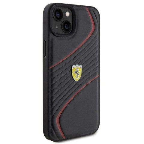 Ferrari FEHCP15MPTWK iPhone 15 Plus / 14 Plus 6.7" czarny/black hardcase Twist Metal Logo