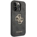 Guess GUHCP15X4GMGGR iPhone 15 Pro Max 6.7" szary/grey hardcase 4G Big Metal Logo