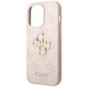 Guess GUHCP15L4GMGPI iPhone 15 Pro 6.1" różowy/pink hardcase 4G Big Metal Logo