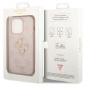 Guess GUHCP15L4GMGPI iPhone 15 Pro 6.1" różowy/pink hardcase 4G Big Metal Logo