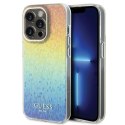 Guess GUHCP15LHDECMI iPhone 15 Pro 6.1" wielokolorowy hardcase IML Faceted Mirror Disco Iridescent