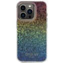 Guess GUHCP15LHDECMI iPhone 15 Pro 6.1" wielokolorowy hardcase IML Faceted Mirror Disco Iridescent