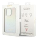 Guess GUHCP15LHDECMI iPhone 15 Pro 6.1" wielokolorowy hardcase IML Faceted Mirror Disco Iridescent