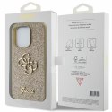 Guess GUHCP15LHG4SGD iPhone 15 Pro 6.1" złoty/gold hardcase Glitter Script Big 4G