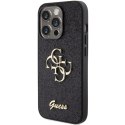 Guess GUHCP15LHG4SGK iPhone 15 Pro 6.1" czarny/black hardcase Glitter Script Big 4G