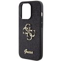 Guess GUHCP15LHG4SGK iPhone 15 Pro 6.1" czarny/black hardcase Glitter Script Big 4G