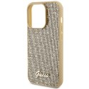 Guess GUHCP15LPMSDGSD iPhone 15 Pro 6.1" złoty/gold hardcase Disco Metal Script