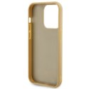 Guess GUHCP15LPMSDGSD iPhone 15 Pro 6.1" złoty/gold hardcase Disco Metal Script