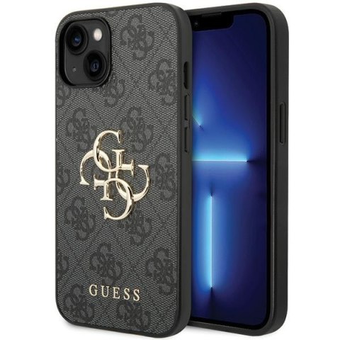 Guess GUHCP15M4GMGGR iPhone 15 Plus 6.7" szary/grey hardcase 4G Big Metal Logo