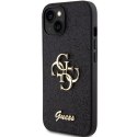 Guess GUHCP15MHG4SGK iPhone 15 Plus 6.7" czarny/black hardcase Glitter Script Big 4G