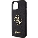 Guess GUHCP15MHG4SGK iPhone 15 Plus 6.7" czarny/black hardcase Glitter Script Big 4G