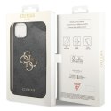 Guess GUHCP15S4GMGGR iPhone 15 6.1" szary/grey hardcase 4G Big Metal Logo