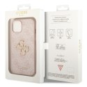 Guess GUHCP15S4GMGPI iPhone 15 6.1" różowy/pink hardcase 4G Big Metal Logo