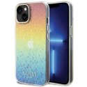 Guess GUHCP15SHDECMI iPhone 15 6.1" wielokolorowy hardcase IML Faceted Mirror Disco Iridescent