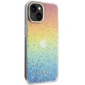 Guess GUHCP15SHDECMI iPhone 15 6.1" wielokolorowy hardcase IML Faceted Mirror Disco Iridescent