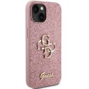 Guess GUHCP15SHG4SGP iPhone 15 6.1" różowy/pink hardcase Glitter Script Big 4G