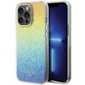 Guess GUHCP15XHDECMI iPhone 15 Pro Max 6.7" wielokolorowy hardcase IML Faceted Mirror Disco Iridescent