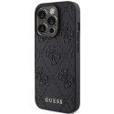 Guess GUHCP15XP4EPMK iPhone 15 Pro Max 6.7" czarny/black hardcase Leather 4G Stamped