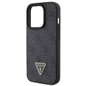 Guess GUHCP15XP4TDPK iPhone 15 Pro Max 6.7" czarny/black hardcase Leather 4G Diamond Triangle