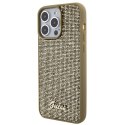 Guess GUHCP15XPMSDGSD iPhone 15 Pro Max 6.7" złoty/gold hardcase Disco Metal Script