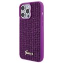 Guess GUHCP15XPMSDGSF iPhone 15 Pro Max 6.7" fuksja/fuschia hardcase Disco Metal Script