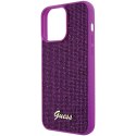 Guess GUHCP15XPMSDGSF iPhone 15 Pro Max 6.7" fuksja/fuschia hardcase Disco Metal Script