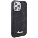 Guess GUHCP15XPMSDGSK iPhone 15 Pro Max 6.7" czarny/black hardcase Disco Metal Script