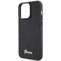 Guess GUHCP15XPMSDGSK iPhone 15 Pro Max 6.7" czarny/black hardcase Disco Metal Script