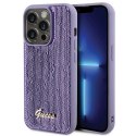 Guess GUHCP15XPSFDGSU iPhone 15 Pro Max 6.7" fioletowy/purple hardcase Sequin Script Metal