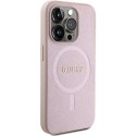 Guess GUHMP15XPSAHMCP iPhone 15 Pro Max 6.7" różowy/pink hardcase Saffiano MagSafe