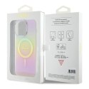 Guess GUHMP15LHITSP iPhone 15 Pro 6.1" różowy/pink hardcase IML Iridescent MagSafe